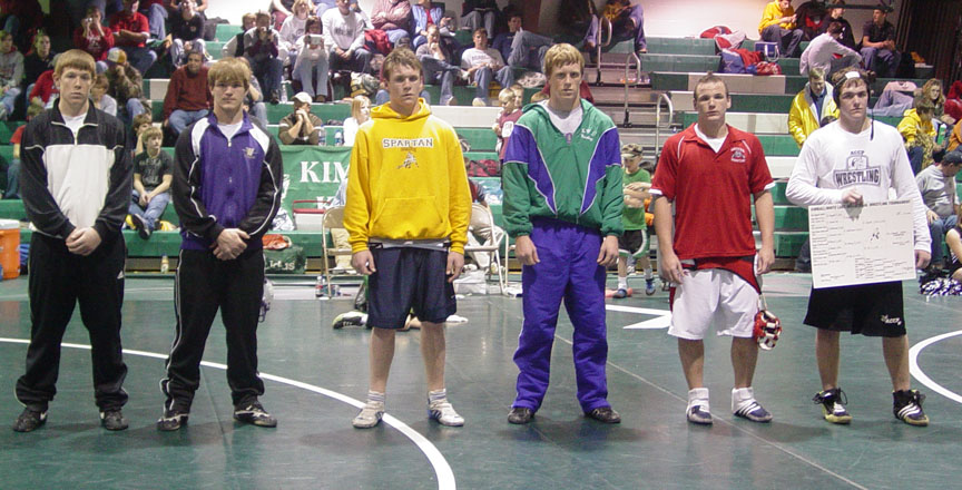 189# Place Winners at the Kimball/White Lake Tournament on December 1, 2007