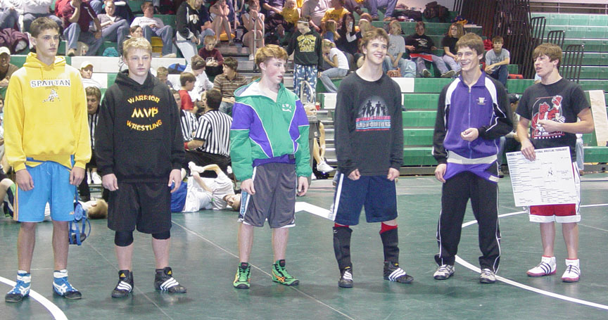 135# Place Winners at the Kimball/White Lake Tournament on December 1, 2007