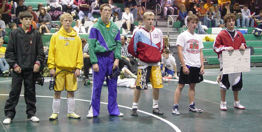 130# Place Winners at the Kimball/White Lake Tournament on December 1, 2007